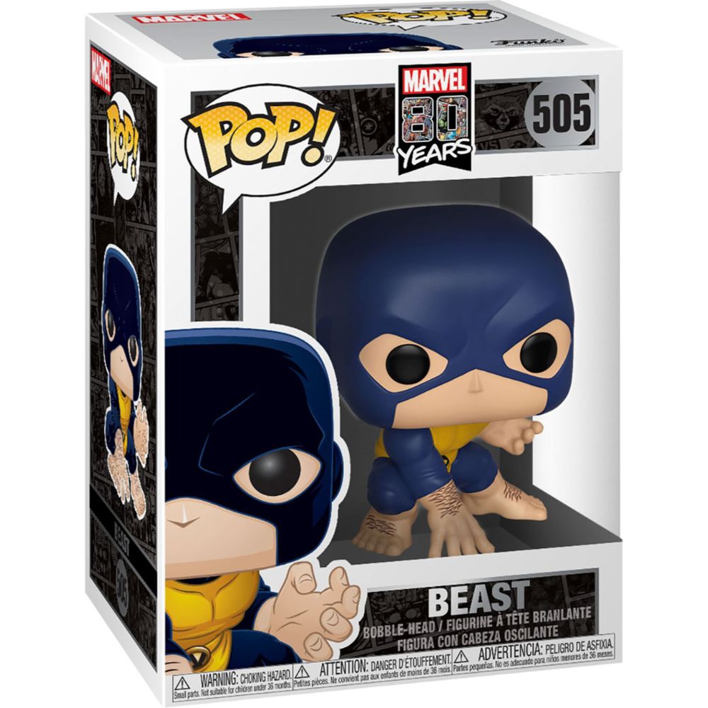 Funko Pop Marvel 80 Years - First Appearance Beast - Bestia | PlazaVea ...