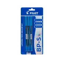Lapiceros PILOT BP-S-F Azul 3un