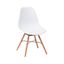 Silla Blanca VIVA HOME con patas de madera