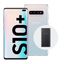 Smartphone SAMSUNG Galaxy S10 Plus 6.4" 128GB 16MP Blanco + Led View Cover