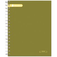 Cuaderno MINERVA Prisma Ejecutivo Anillado Tapa Dura 180 Hojas