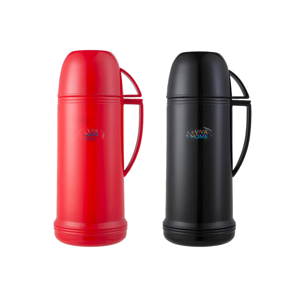 Termo Clásico con Tapa Color VIVA HOME 1L (Modelos Aleatorios)