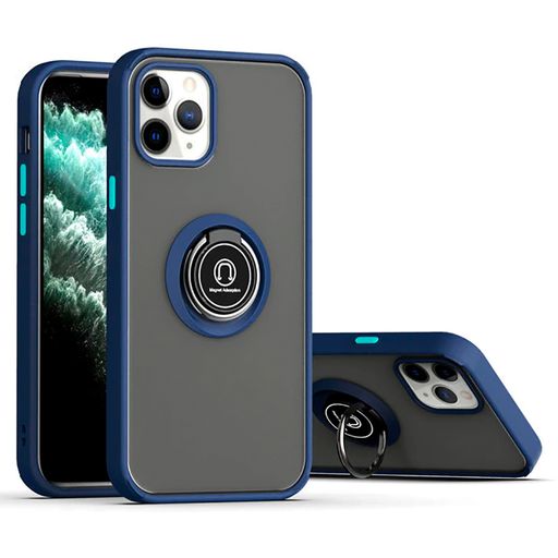 Case para Redmi 9A con anillo holder Color Gema Azul