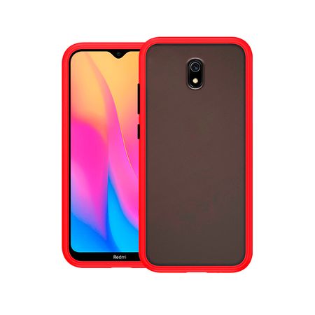 Funda Case para Xiaomi Redmi 9A Ahumado Mate Antishock Azul Resiste y  Protege contra Caídas y Golpes