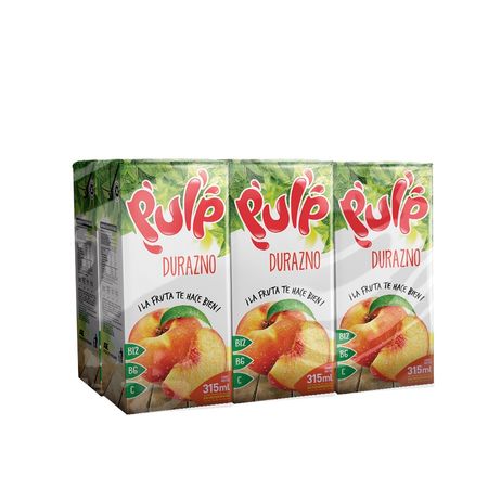 Bebida PULP Durazno Caja 315ml Paquete 6un | plazaVea - Supermercado