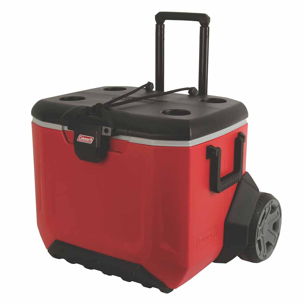 Cooler COLEMAN 55QT Rojo, Negro y Gris plazaVea Supermercado