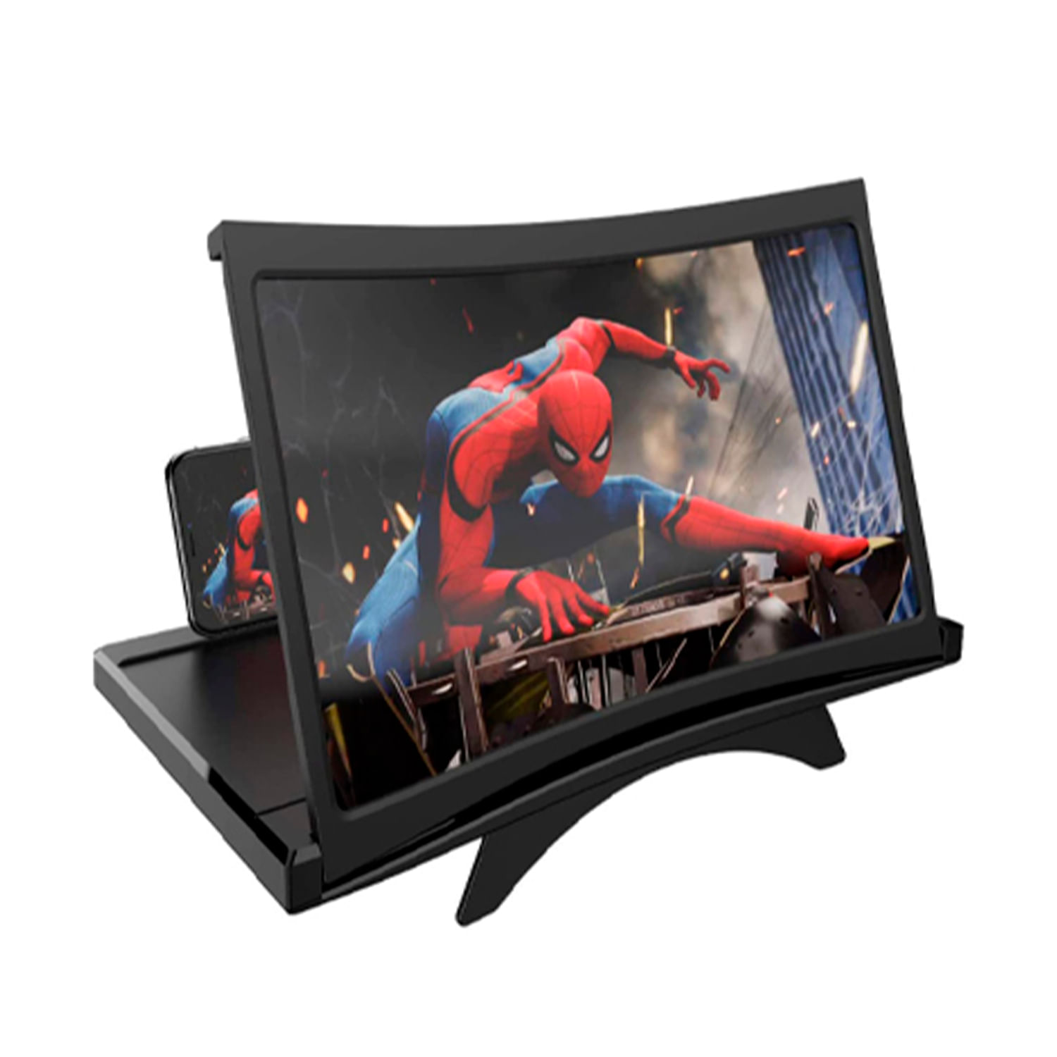 Amplificador de Pantalla Semicurvo para Celulares 12 Pulgadas