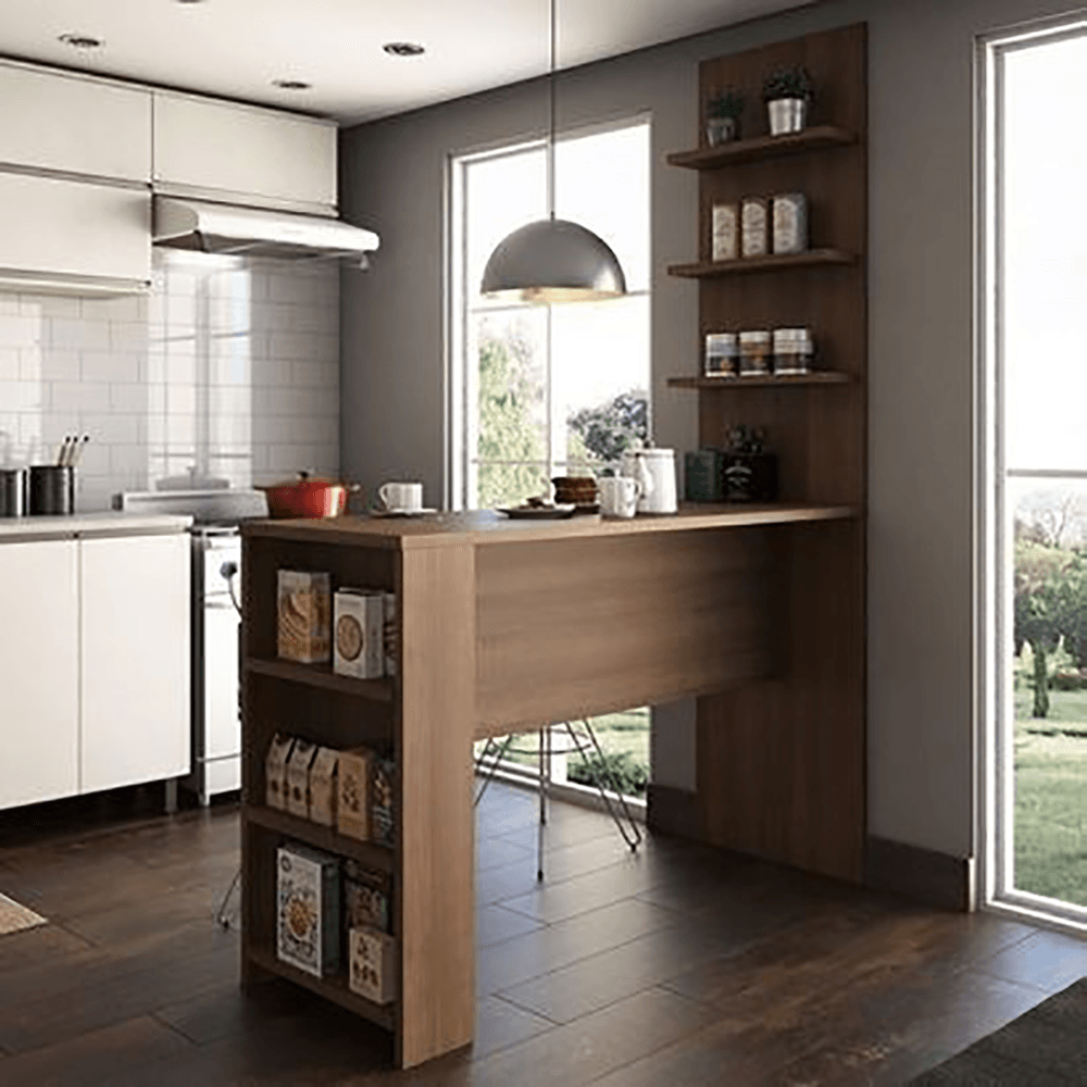 Barra Desayunador Andes 6 repisas 140 cm