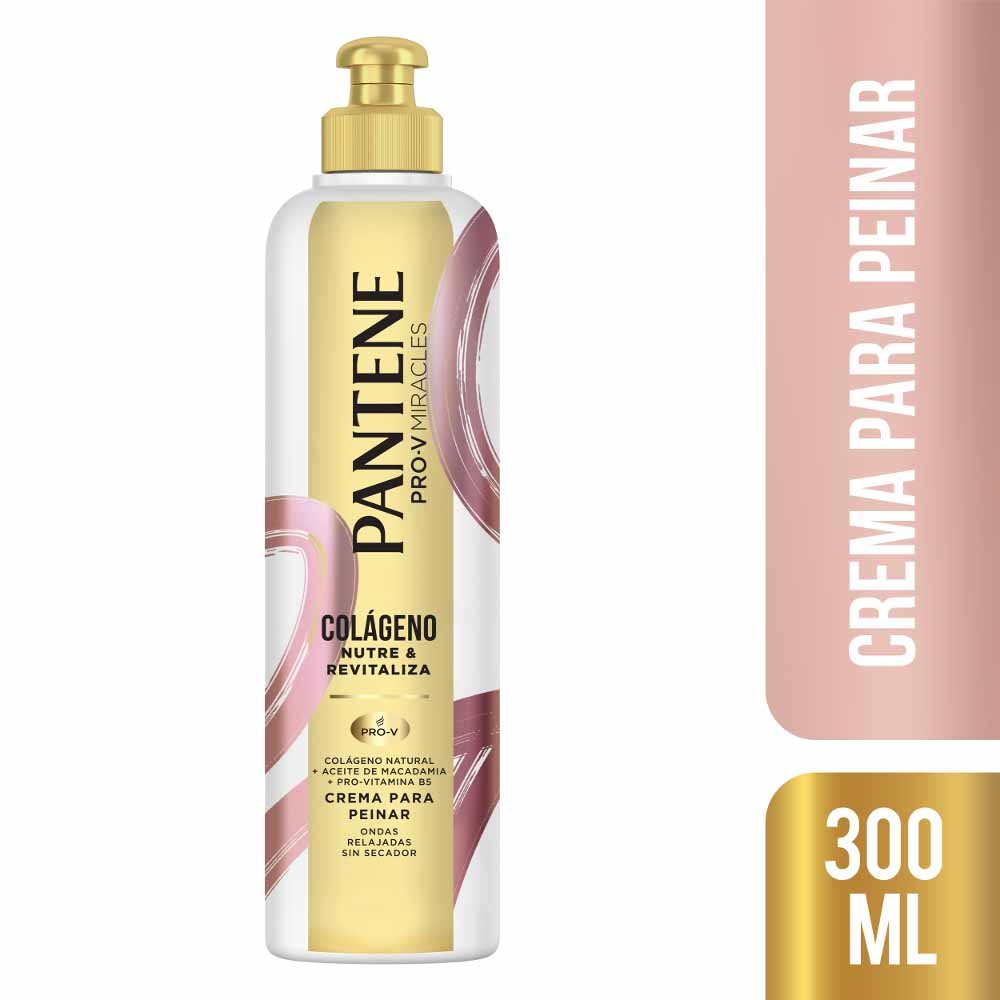 Crema para Peinar Pantene Pro-V Colágeno Nutre & Revitaliza Frasco 300ml
