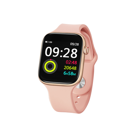 Reloj Inteligente Smartwatch W4 versión 2021 saturación de oxigeno Rosado |  plazaVea - Supermercado
