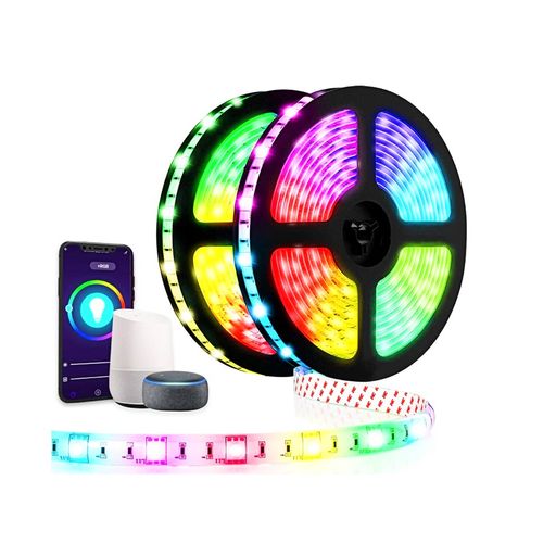 KIT TIRA RGB CON CONTROL WIFI PARA CELULAR