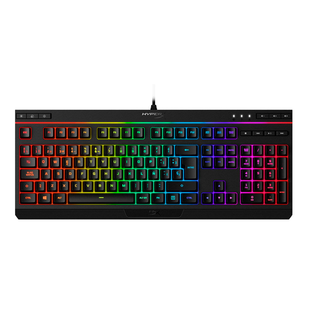 Teclado Gamer HyperX Alloy Core RGB Membrana Español