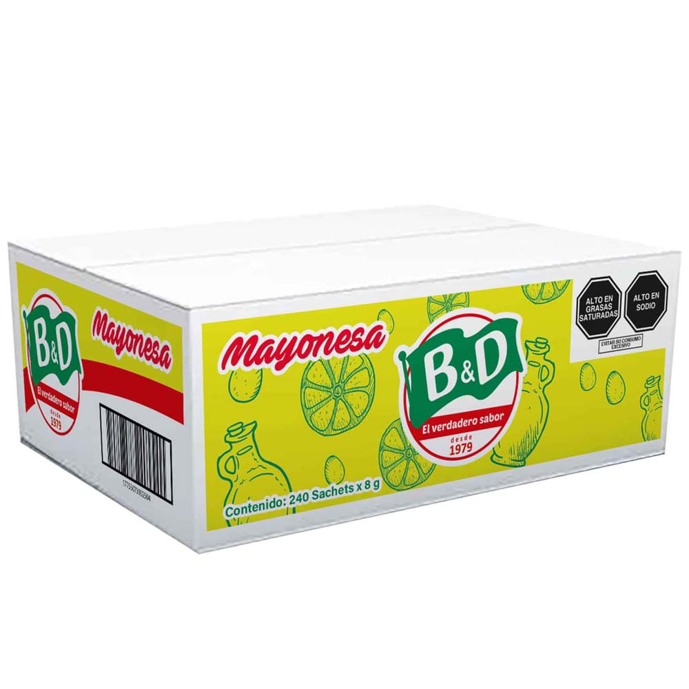 Mayonesa B&D Caja 240un