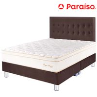 Dormitorio PARAISO Royal Prince Chocolate King  + 2 Almohadas Viscoelásticas