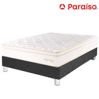 Cama Box Tarima PARAISO Royal Prince Acero 2 Plazas + 2 Almohadas Viscoelásticas