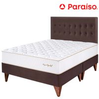 Dormitorio Europeo PARAISO Royal Elizabeth Chocolate King +2 Almohadas Viscoelásticas