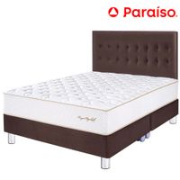 Dormitorio PARAISO Royal Elizabeth Chocolate King +2 Almohadas Viscoelásticas