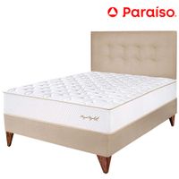 Dormitorio Europeo PARAISO Royal Elizabeth Champagne 1.5 Plazas +1 Almohada Viscoelástica