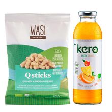 pack-chips-wasi-quinua-y-garbanzo-con-finas-hierbas-bolsa-30g-jugo-de-fruta-kero-naranja-y-piña-botella-475ml