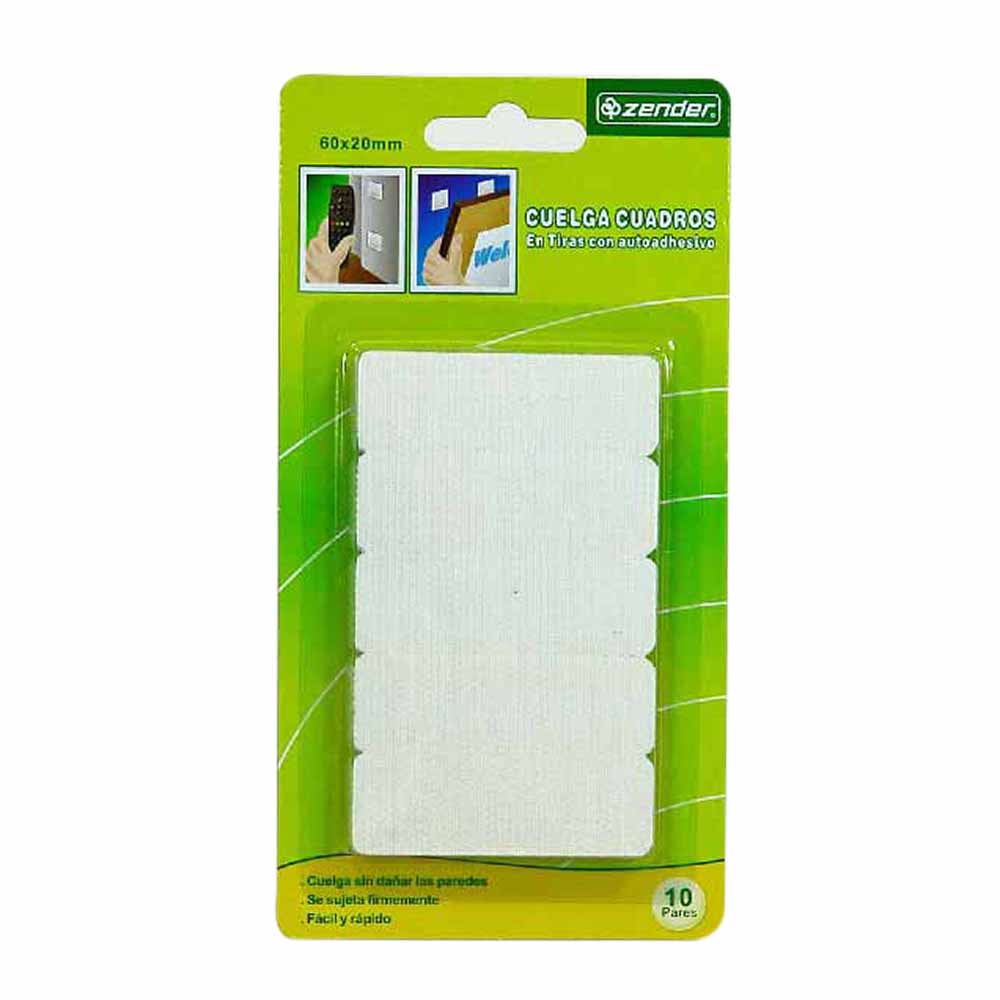 Cuelga Cuadros ZENDER Blister 10un