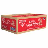 Gran Panetón SAN JORGE Caja 900g Paquete 6un