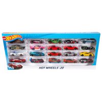Vehículo de Juguete HOT WHEELS Die Cast Basics Paquete De 20 Autos