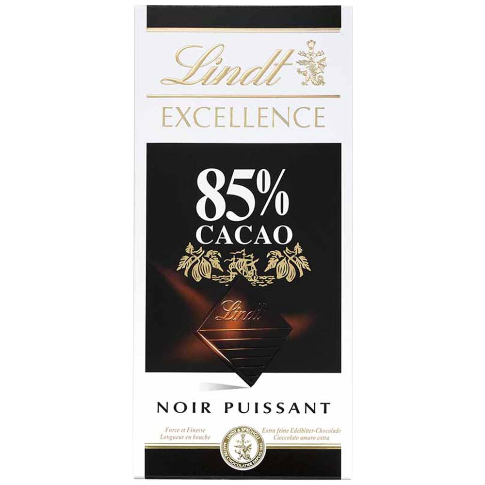 Chocolate LINDT Excellence Dark 85% Caja 100g