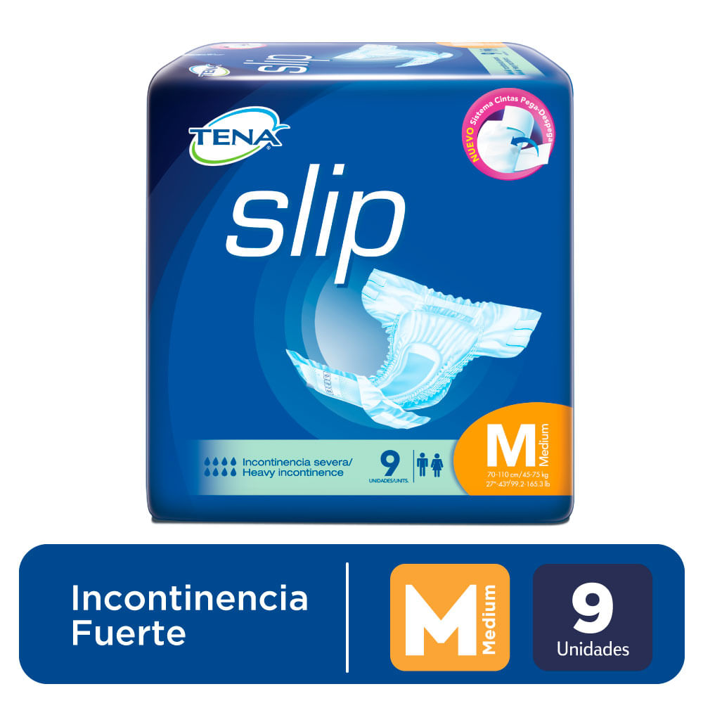 Pañales para Adulto TENA Incontinencia Severa Talla M Paquete 9un - Supermercado incontinencia pañales para adultos