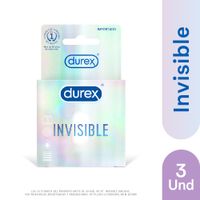 Preservativos DUREX Invisible Caja 3un