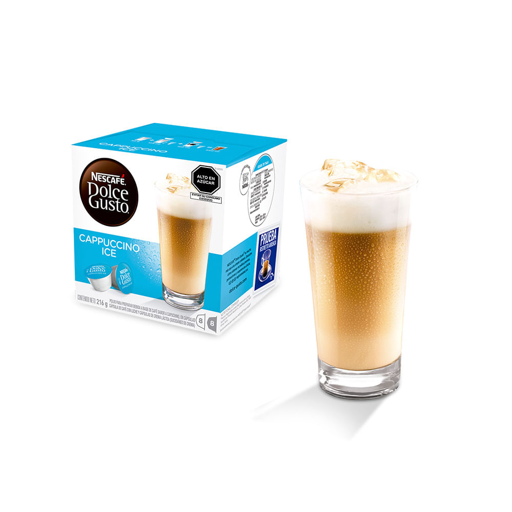 Café NESCAFÉ DOLCE GUSTO Capuccino Ice Caja 216g