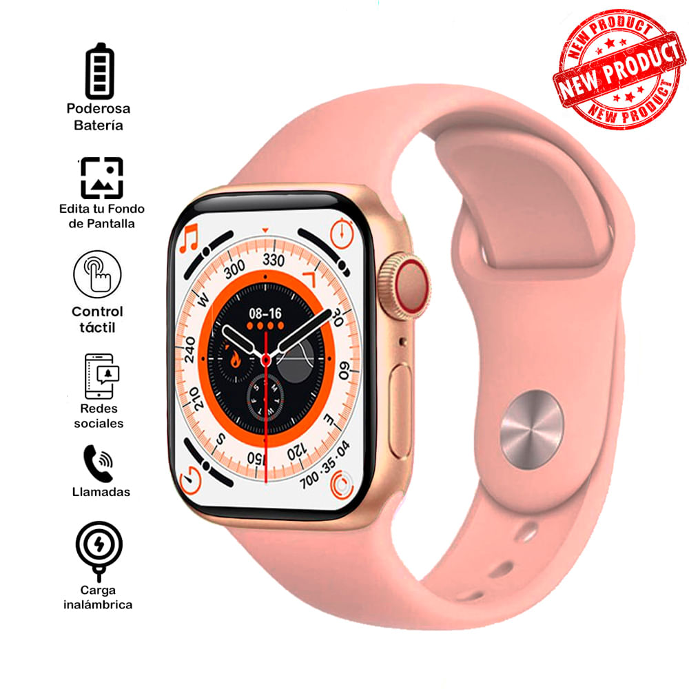 Smartwatch Serie 8 Nuevo T900 Pro Max L 2.0 Rosa