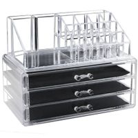 Organizador de Maquillaje OC-001 2 en 1 Tres Niveles
