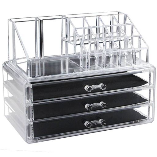 Organizador Almacenamiento Maquillaje Vitrina Transparente 3028 GENERICO