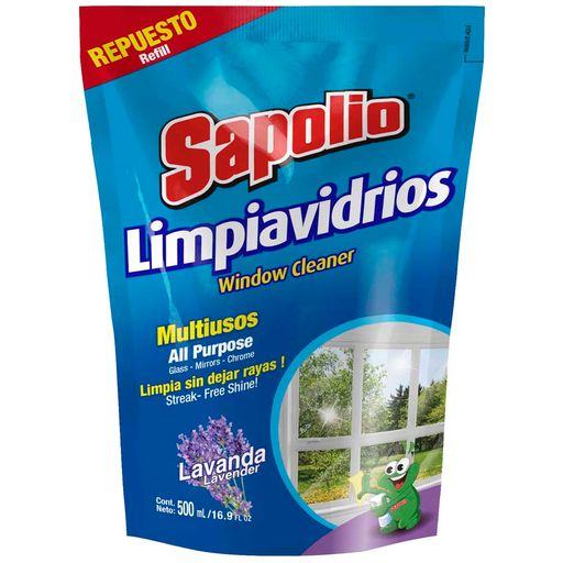 LIMPIA VIDRIO SAPOLIO DOYPACK 500 ML