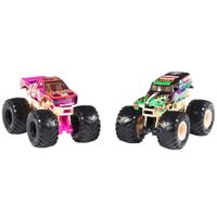 Pack x2 vehículos a escala 1:64 MONSTER-JAM