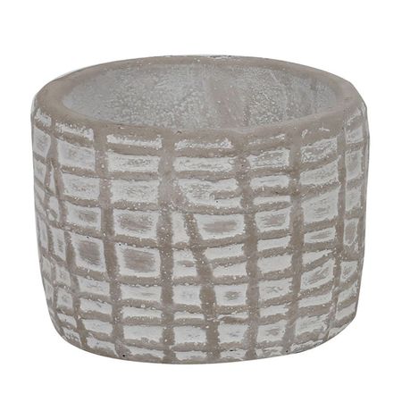 Macetero cerámica Gris