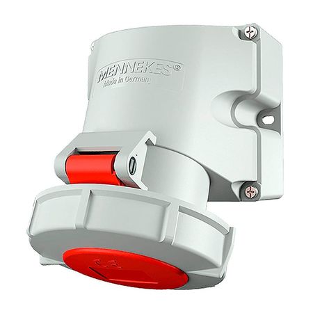 Toma visible 32amp 3p+t 415V 6H Ip67 Mennekes