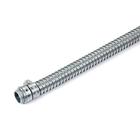 Tubo metal corrugada sin forro de 3/4 de 100 metros