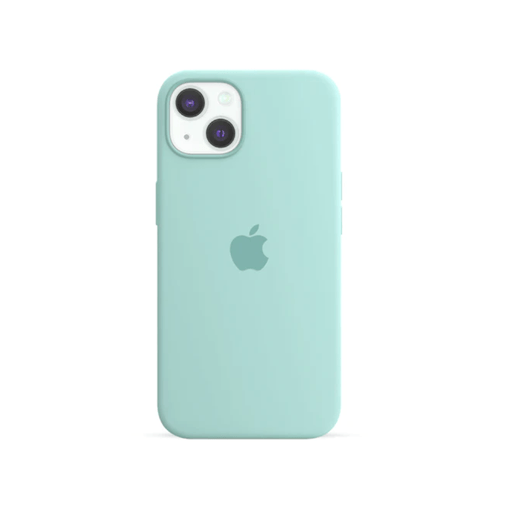 Carcasa Silicona Soft Para iPhone 15 Pro Verde Menta