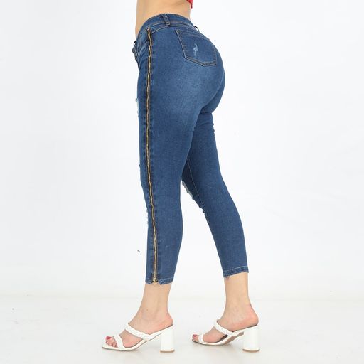 Jean cheap rasgado mujer