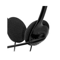 Audífono Original KlipXtreme KSH-270 para PC Estéreo Micrófono Omnidireccional - Negro