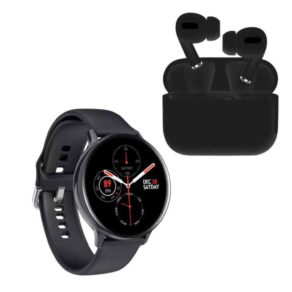Pack Smartwatch S20 Negro y Audifono I13 Pro Negro | plazaVea - Supermercado