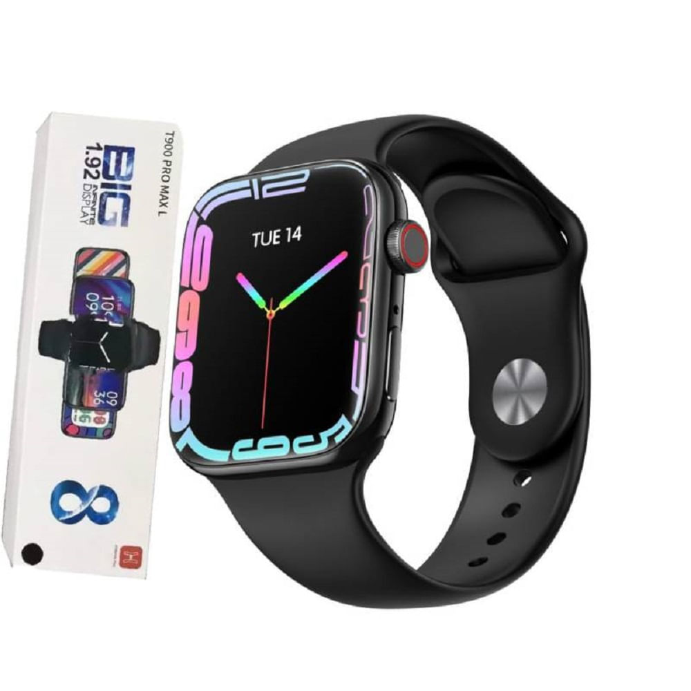 Smartwatch T900 Pro Max L- Serie 8- Negro