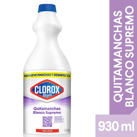 Quitamanchas CLOROX Blanco Supremo Blanca Botella | plazaVea - Supermercado