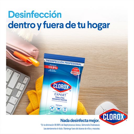 Clorox Toallitas para Limpiar y Desinfectar 5 Unidades