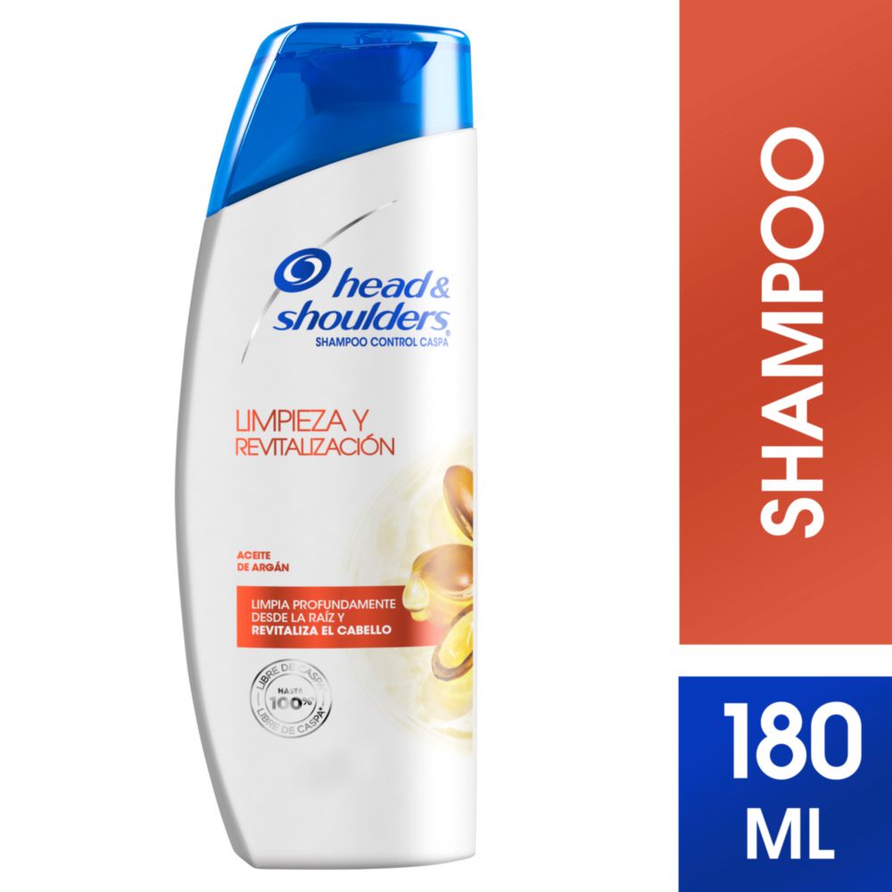 Shampoo HEAD & SHOULDERS Aceite de Argán Limpieza y Revitalización