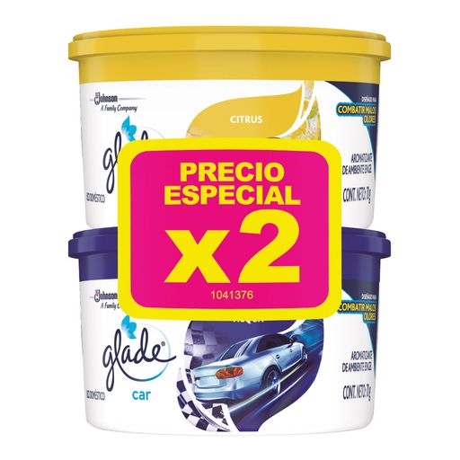 Ambientador en Gel para Carro Acqua Glade 60 días - Los Precios