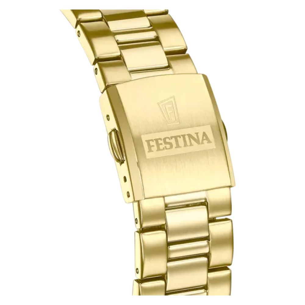 Relojes festina dorados online hombre