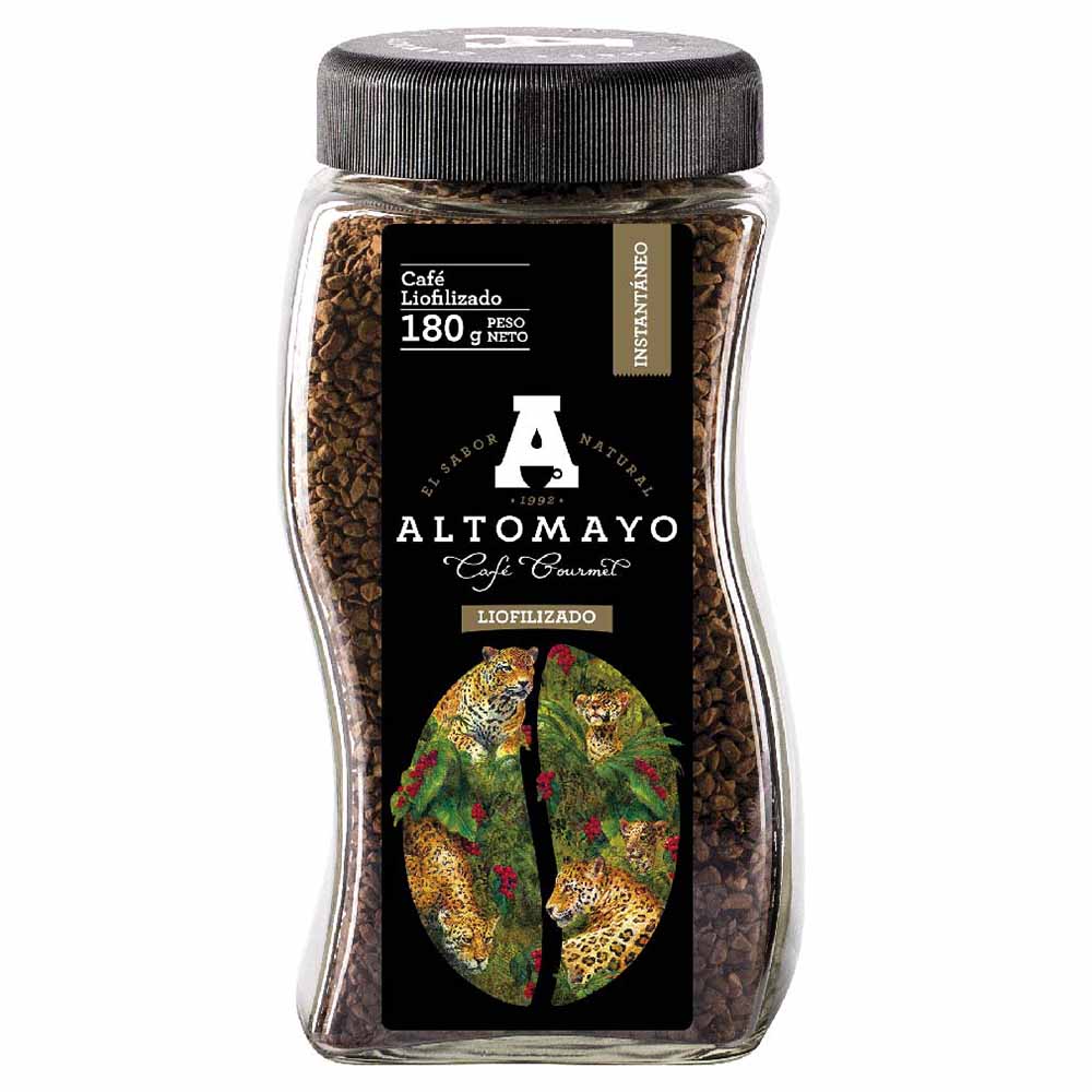 Café Instantáneo ALTOMAYO Gourmet Frasco 180g plazaVea