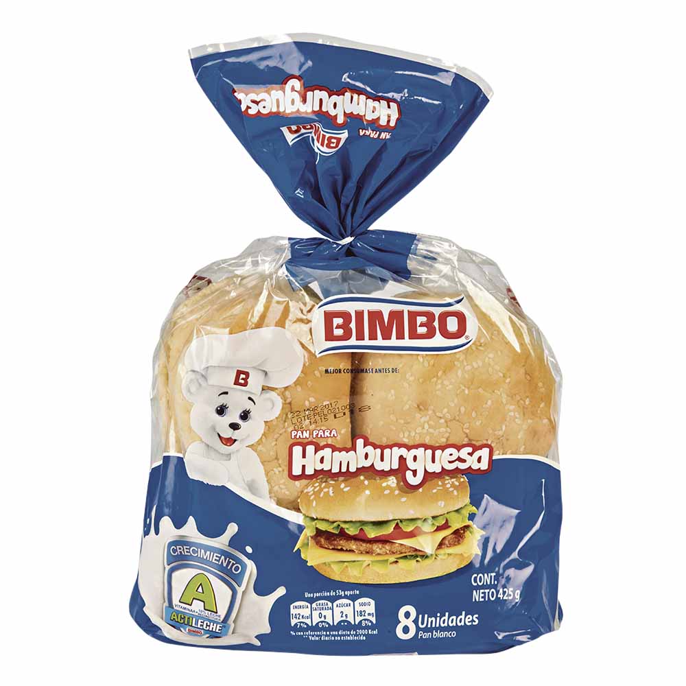 Bimbo Pan Hamburguesa